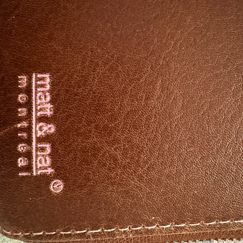 Matt & Nat Rich Brown Leather Accessory